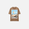Oversized Stamped Cotton T-Shirt