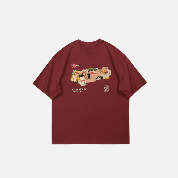 Toy Store Designed Print T-Shirt alternatif görünüm