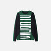 Jumbo Script Patchwork Sweatshirt
