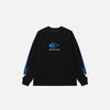 Front view of the black Urban Wave Performance T-shirt in a gray background
