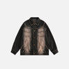 Faded Batik Denim Jacket