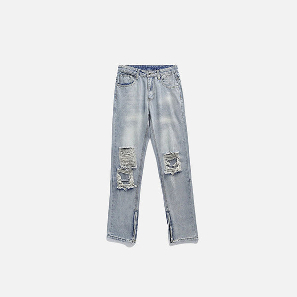 Classic Slim Knee Hole Denim