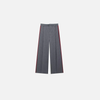 Vertical Stripe High-Rise Wide-Leg