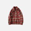 Enduring Plaid Classic Button-Front Top