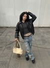 Adaptive Stretch Relaxed Torn High Waisted Denim