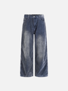 Washed Ridge Wide-Leg