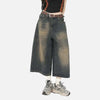 Heritage Rinse Relaxed Denim Shorts