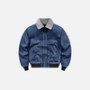 Thickened Fold-Down Sherpa Collar Denim Jacket