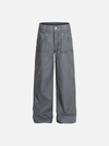 Metro Rebel Faded Bell Leg Denim