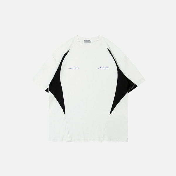 Throwback Spliced Hipster T-Shirt alternatif görünüm