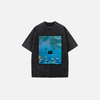 Stone-Rinsed Monet Water Lily Whisker T-Shirt