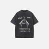 Sovob Battle-Worn Distress-Washed Homme T-Shirt