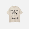 Sovob Battle-Worn Distress-Washed Homme T-Shirt