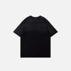 Noir-Edge Unstructured Sun Spirit Illustrated T-Shirt