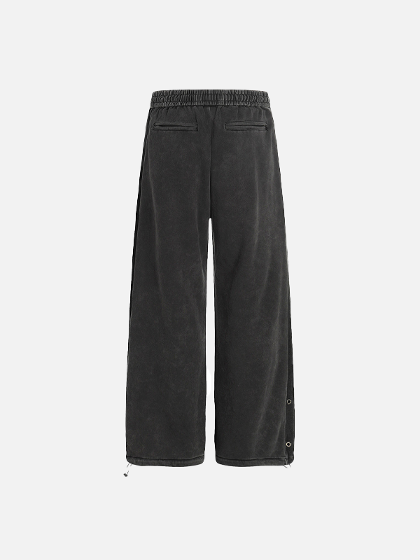 Vintage Wide Leg Harf Baskılı Jogger alternatif görünüm