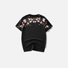 Floral Thread-Work Unstructured Off-Duty T-Shirt