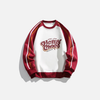 Block Letter Athletic Patchwork Top