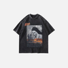 Comfortable Oversize Funny Nun Designed Print T-Shirt