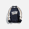 Block Letter Athletic Patchwork Top