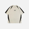 Sporty Mosaic Boxy-Fit Hip Hop T-Shirt