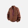 Pinstripe Patch Pocket Tailored Shirt