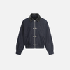 Metro Buckle Design Denim Jacket