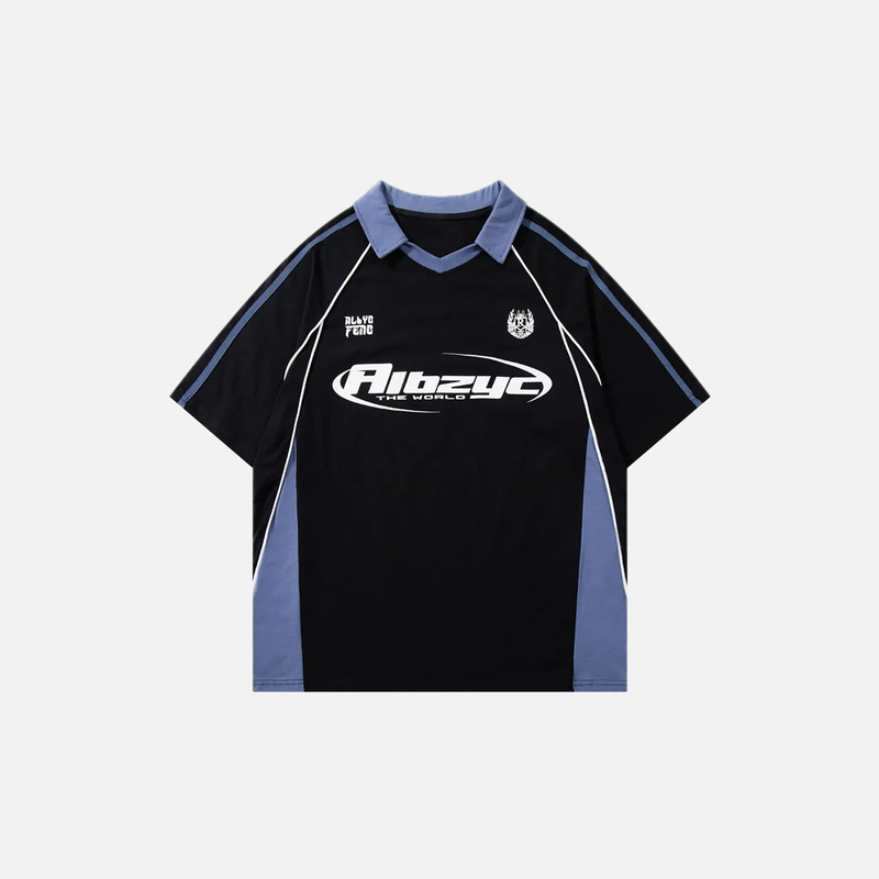 Insulated New-Millennium Print Spliced Fast-Lane Sport T-Shirt