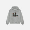 Solid Dog Print Sweatshirt