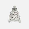 Creature Print Zip Hood Sweatshirt