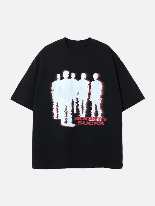 Society Sucks Classic-Wash T-Shirt