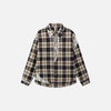 Luxury Refined Plaid Woven Blouse