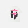 Mesh-Flow Shadow Designed Print Rebel-Cut Hip Hop T-Shirt