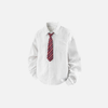Pinstripe Patch Pocket Tailored Shirt
