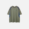 Lightweight Old School Multi-Stripe Aged Spliced T-Shirt