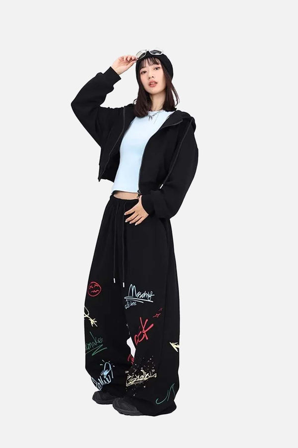 Dark Ink Dance Trousers