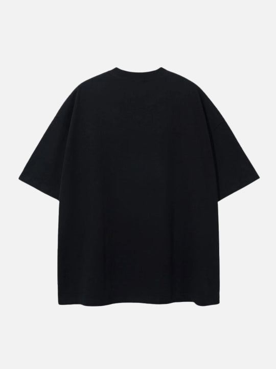 Society Sucks Classic-Wash T-Shirt alternatif görünüm