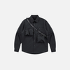 Multi-Pocket Utility Casual Woven Shirt