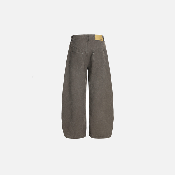 Metro Rebel Spliced Pintuck Bell Leg Denim alternatif görünüm