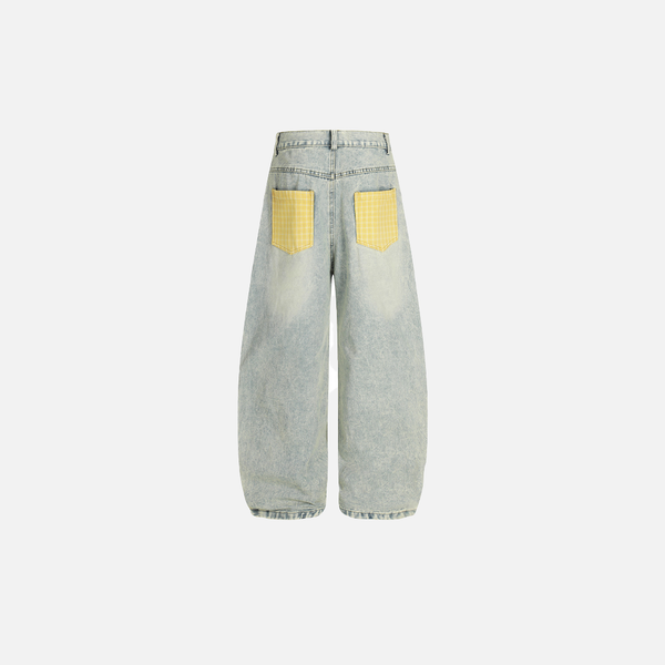 2000s Sleek Rinse Denim Bell Leg Denim alternatif görünüm