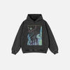 Trendy Dark Graphic Oversized Sweatshirt