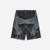 Worn-In Celestial Denim Shorts