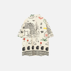 Spray Tag Broadcloth Short Sleeve Shirt