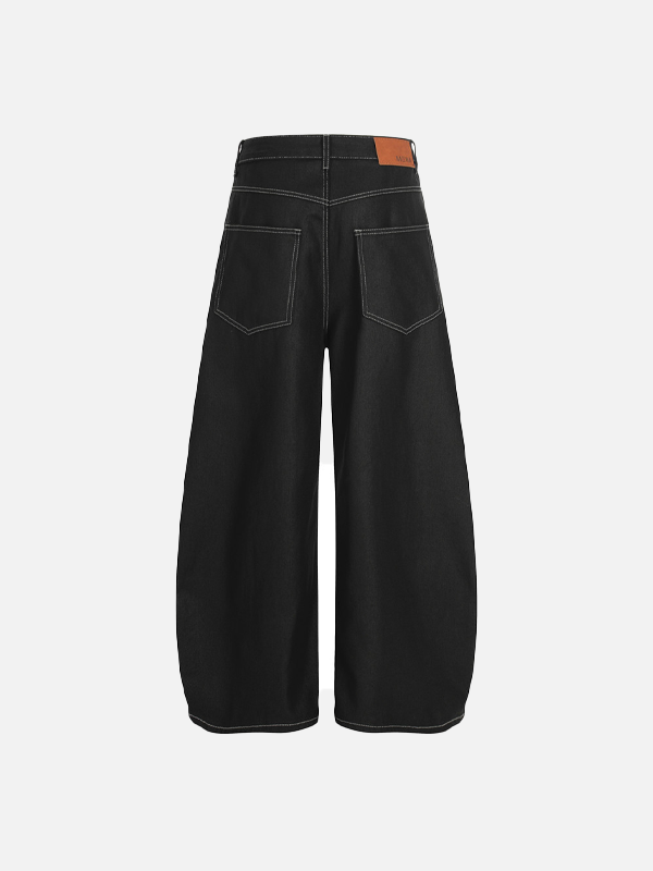 Split Design Coated Denim alternatif görünüm