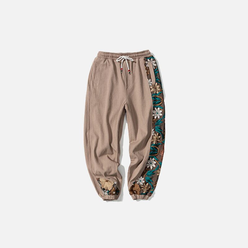 Çiçek Desenli Jogger, önden görünüm — Navra Wear