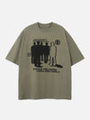 Lonely Crowd Time-Worn Boxy-Fit T-Shirt