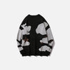 Happy Face Knit Sweatshirt