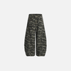 Retro Camo Loose Wide-Leg
