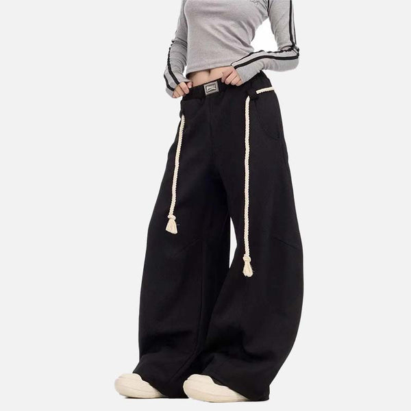 Oversized Cord Sweatpants alternatif görünüm