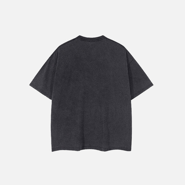 Time-Worn Faded-Wash T-Shirt alternatif görünüm