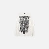 Print Graffiti Floral Long Sleeve T-Shirt